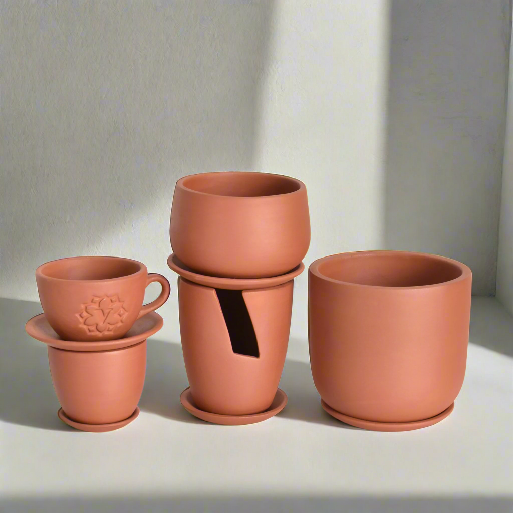 Terracotta Planter Quintuple Bundle