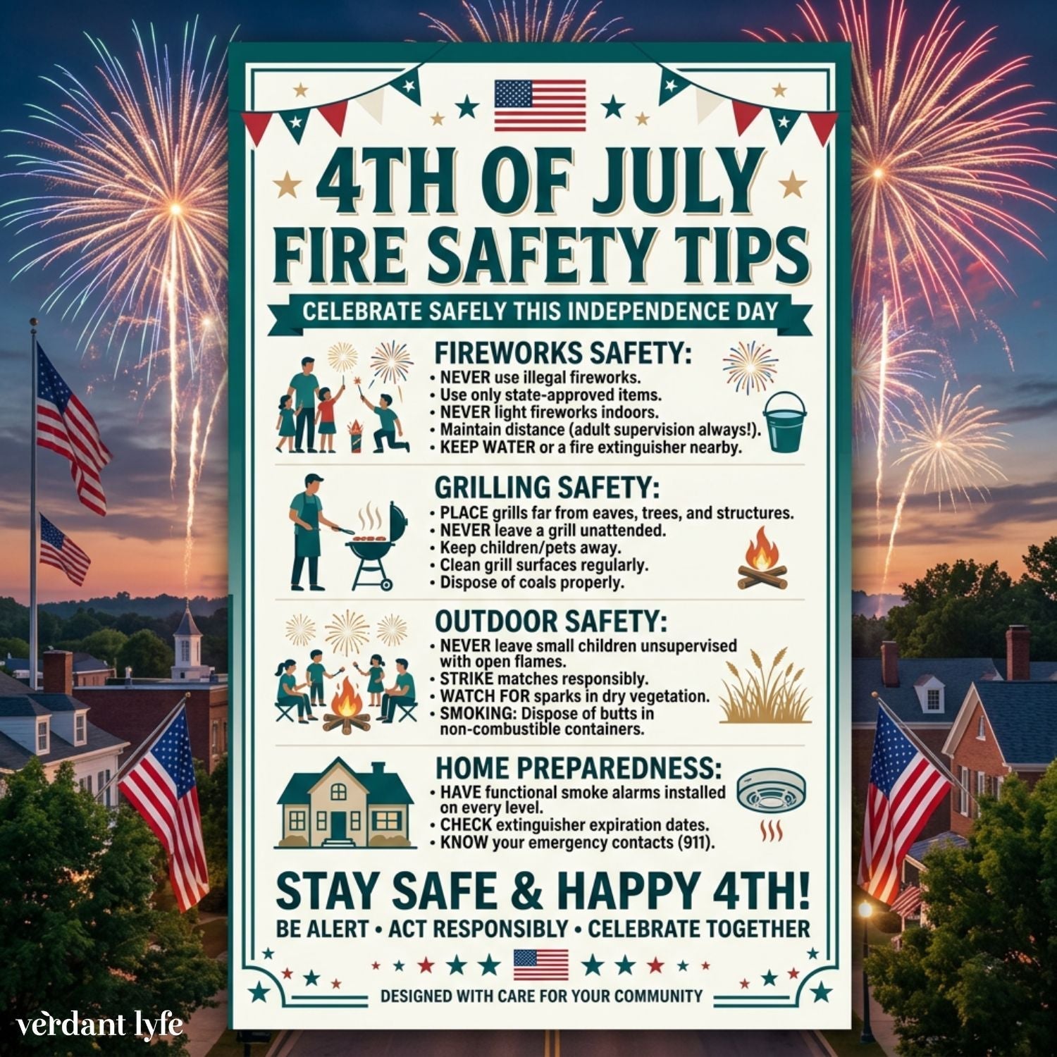 4th Of July Fire Safety Tips