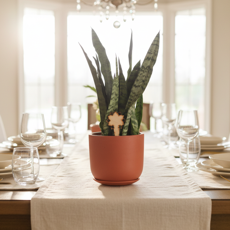 Light Sansevieria Snake Plant