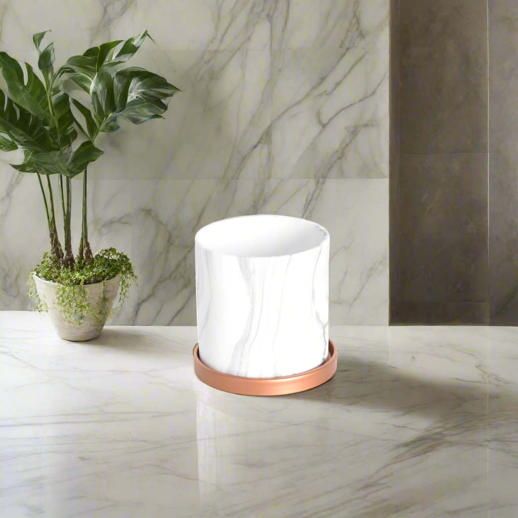  Ceramic Marble Planter 