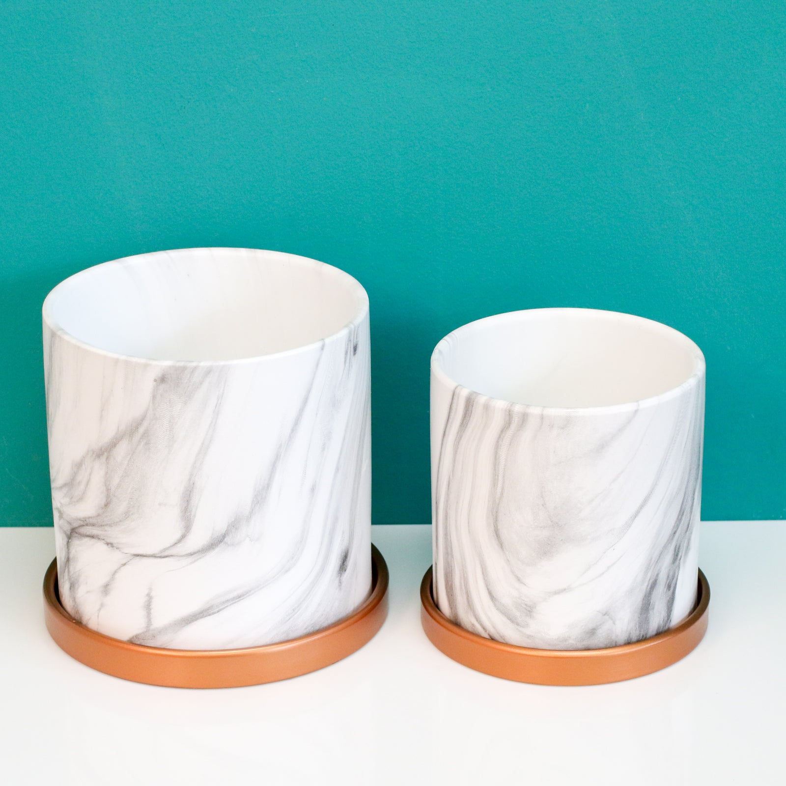  Ceramic Marble Planter 