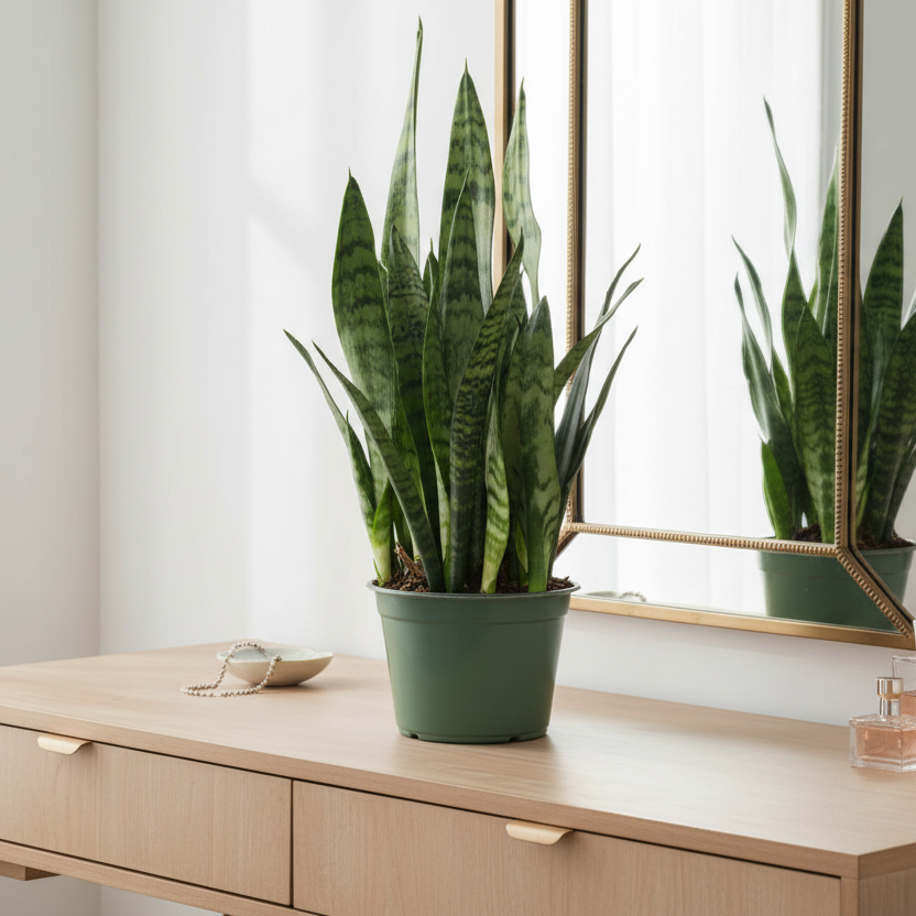 Light Sansevieria Snake Plant