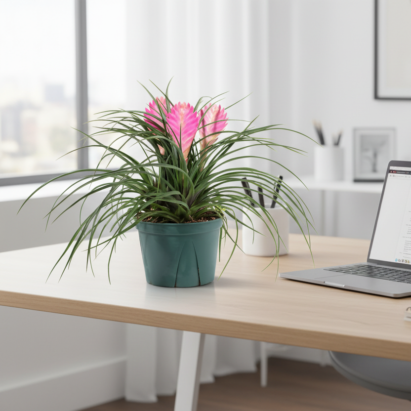 Pink Quill - Tillandsia 'Cyanea'