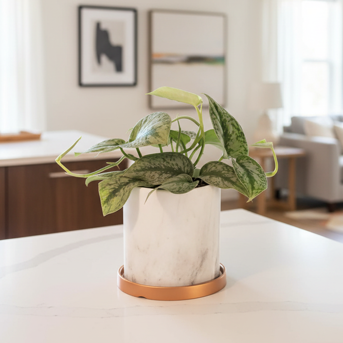 Scindapsus Exotica Silver Satin Pothos