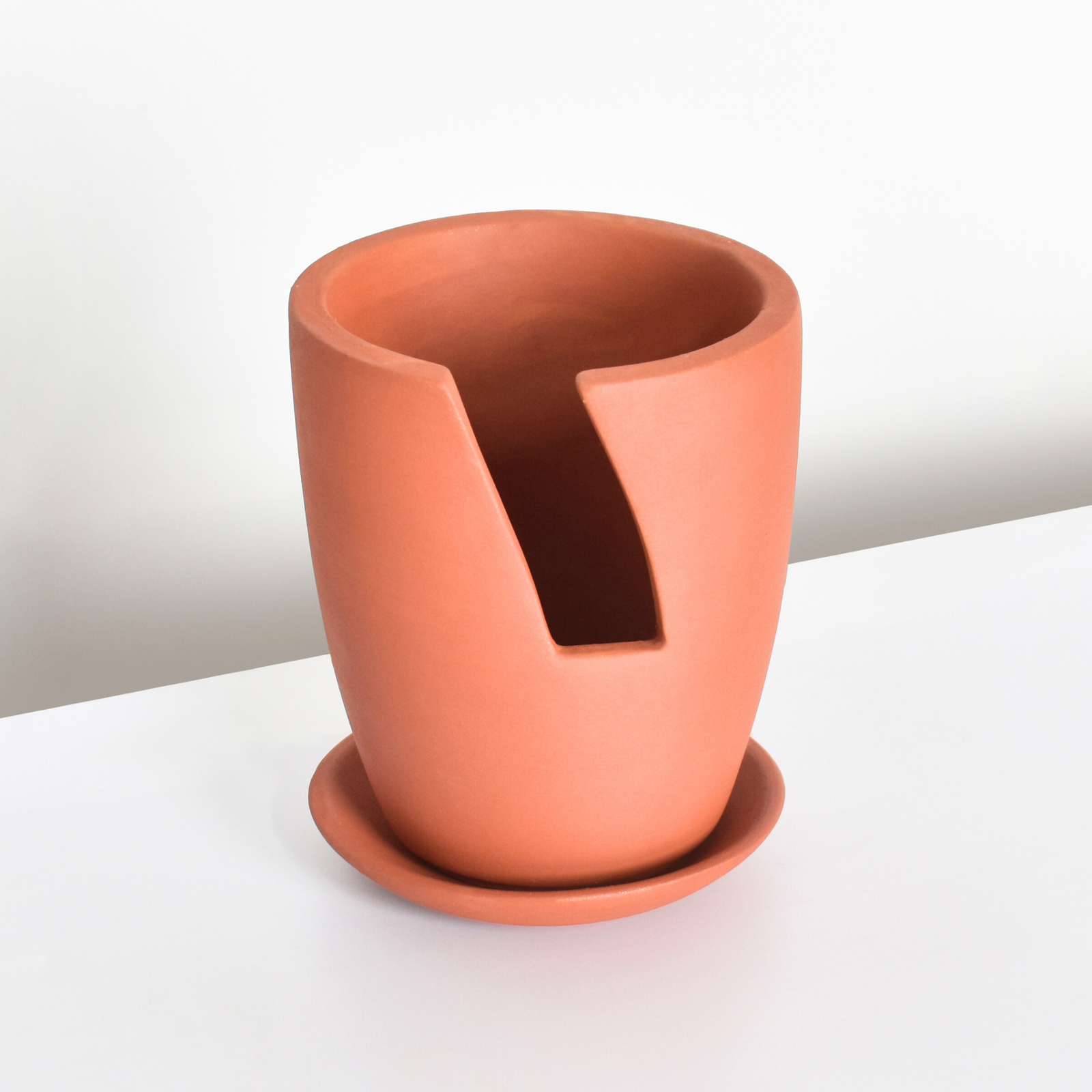 Slit Terracotta Succulent Arrangment DIY Kit