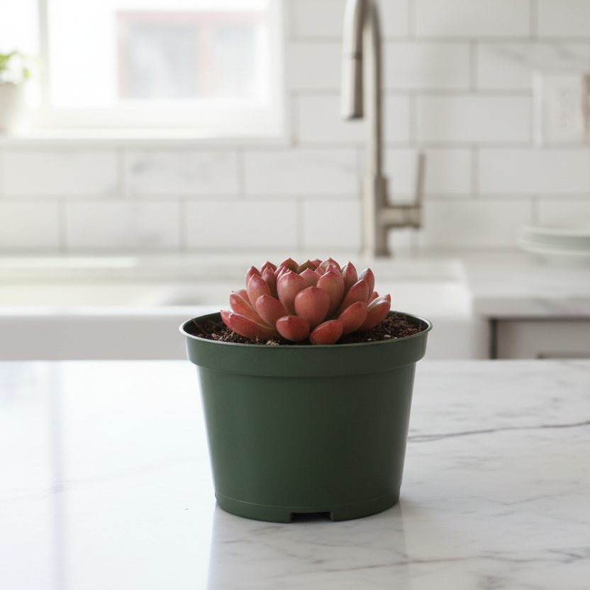 Sedeveria 'Pink Ruby' Red Succulent