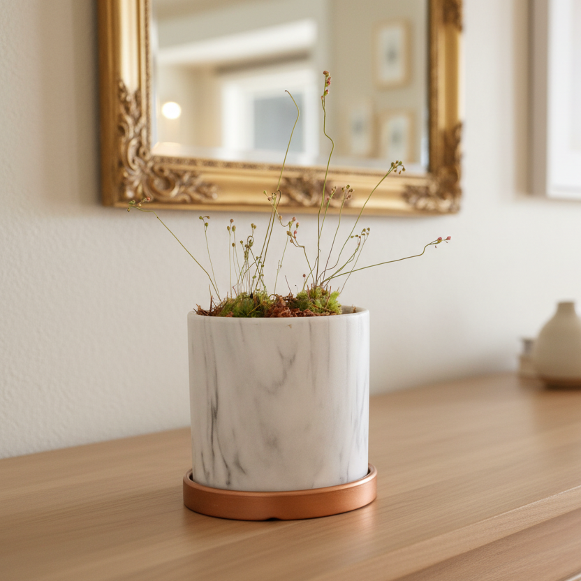 Pink Sundew Drosera capillaris Carnivorous Plant