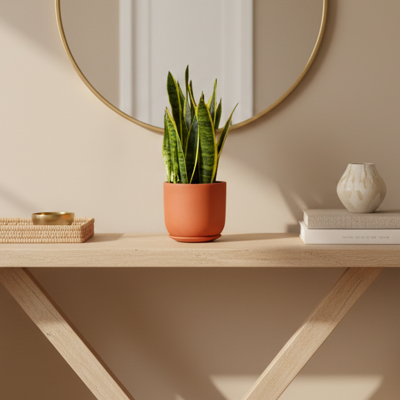 Variegated Golden Edge Sansevieria Snake Plant