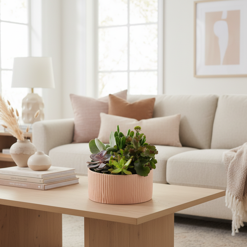 Sun-Kissed Succulent Oasis