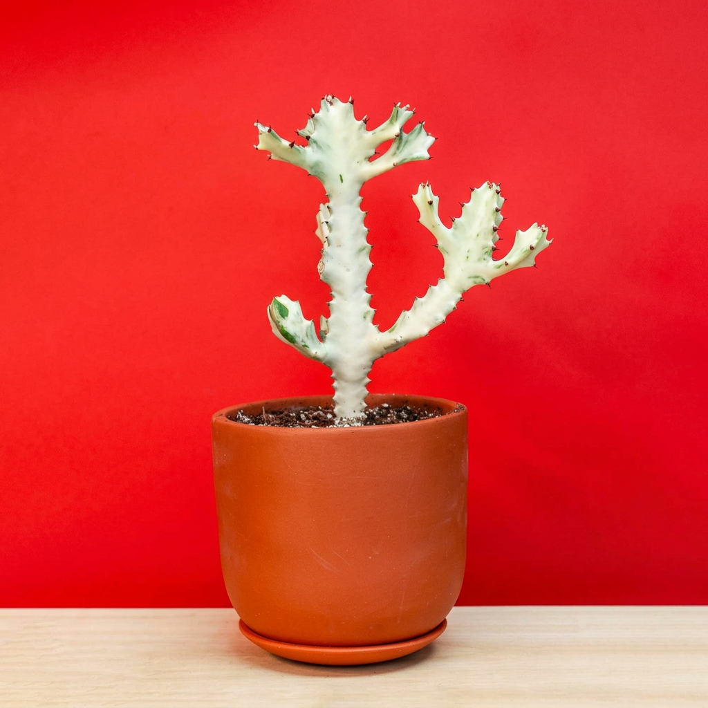 White Ghost Albo Succulent Plant