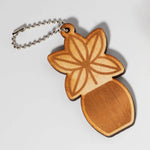 Wooden Plant Key Chain Verdant Lyfe