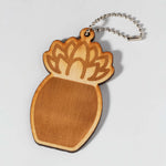 Wooden Plant Key Chain Verdant Lyfe