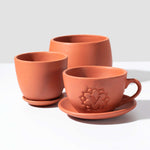 Terracotta Trio Planter Signature Bundle Verdant Lyfe